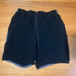 Nike Black and Gray Bathing Suit Board Shorts Men's Extra Large XL